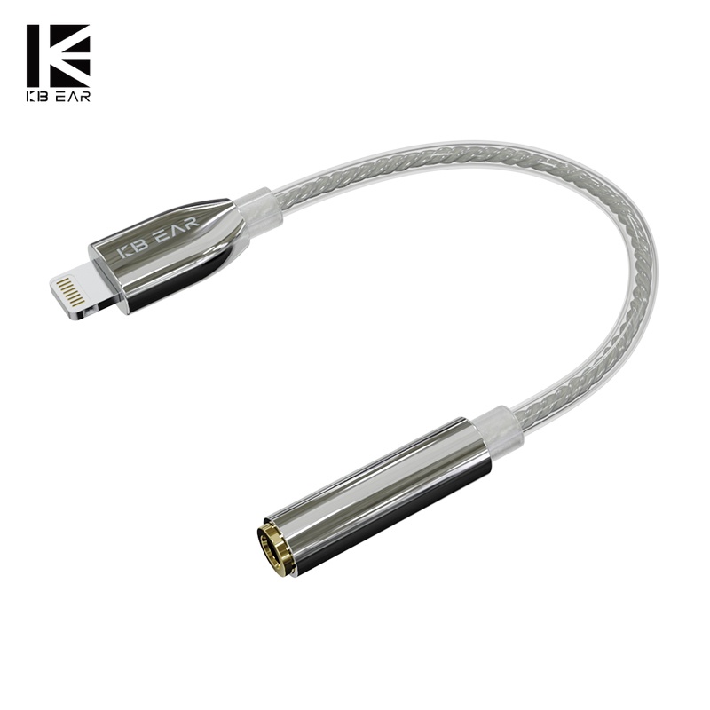 Kbear T1 Adapter Kabel Audio Headphone Earphone In Ear Tipe-C 3.5mm Untuk Android IOS