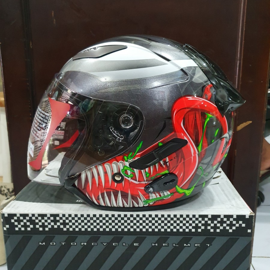 helm half face KYT Galaxy venom