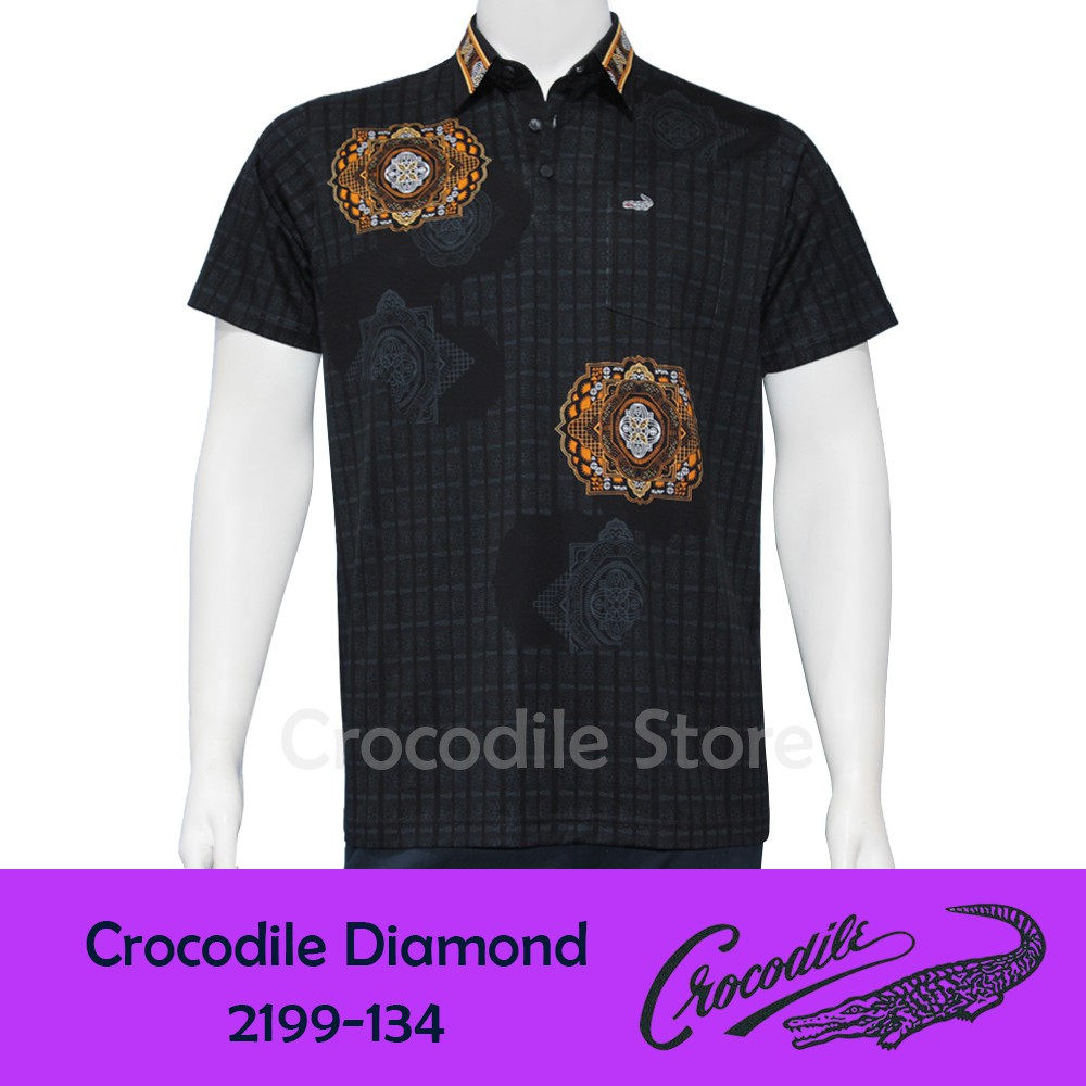 Kaos Kerah Kemeja Pria Crocodile Diamond 2199-134