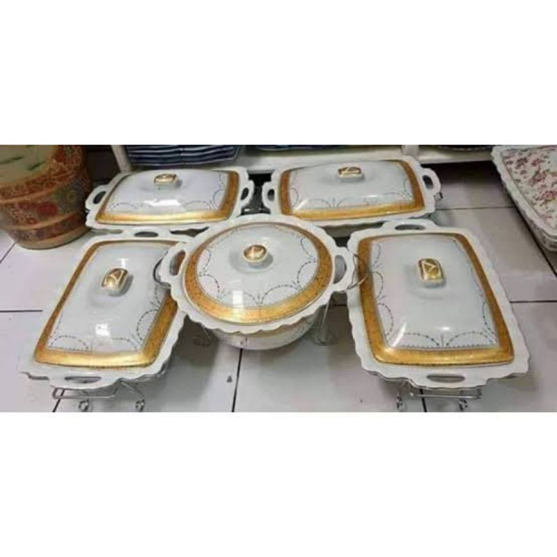 Prasmanan Vicenza motif padi isi 5