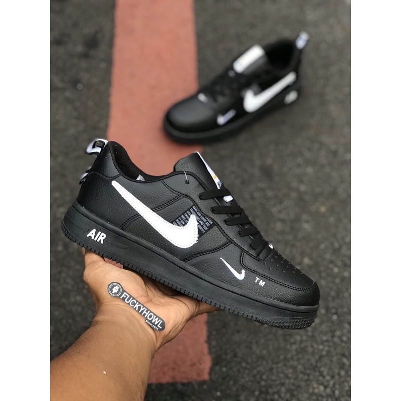 [BISA COD] Nike Air Force 1 LV’08 Utility Low Black