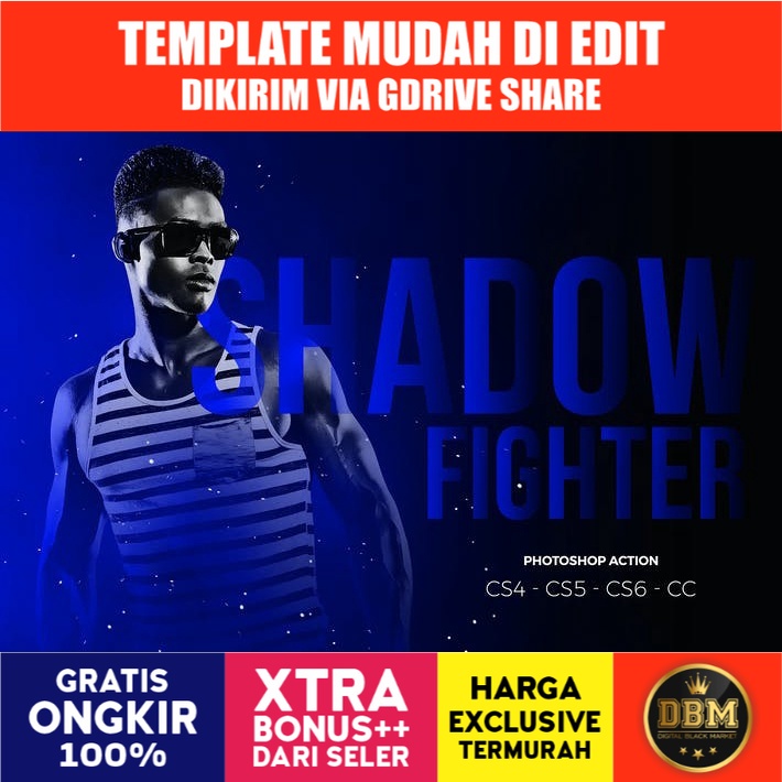 Shadow Fighter - Photoshop Action