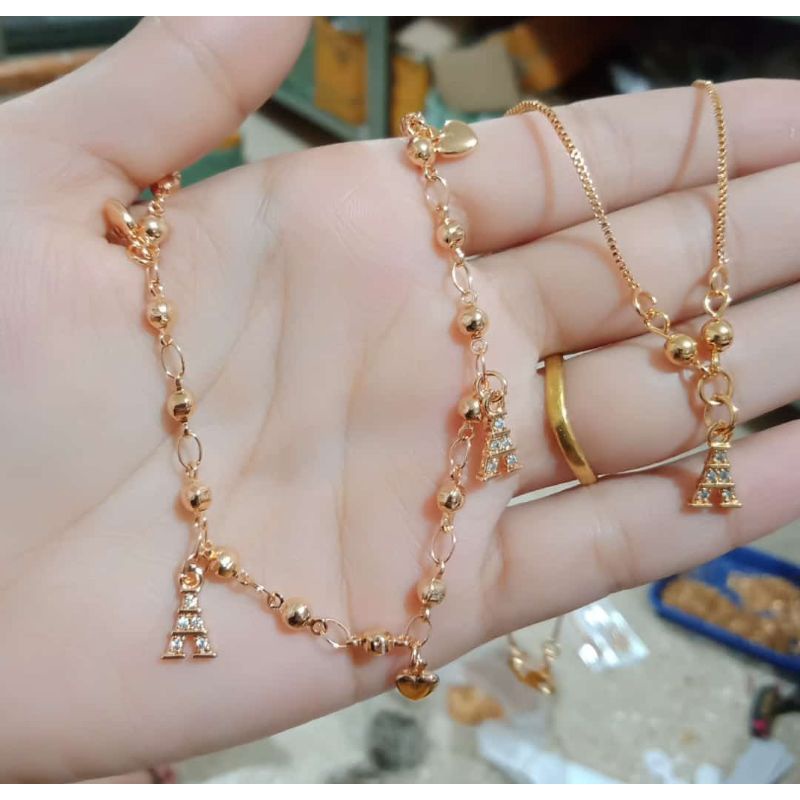 Set perhiasan anak Paris gold 24k perhiasan anak