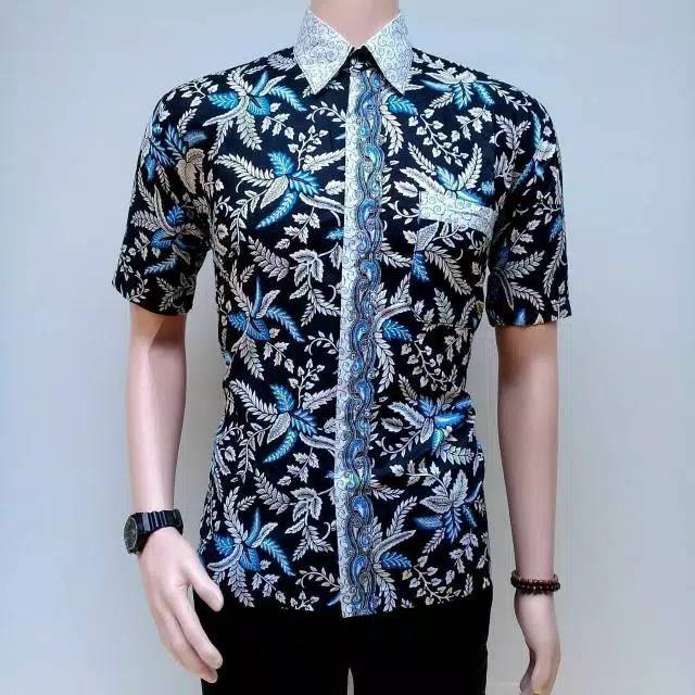 BATIK ZID_FA/ KEMEJA HEM BATIK / KEMEJA BATIK LENGAN PENDEK/ HEM BATIK MURAH/ HEM BATIK MODERN