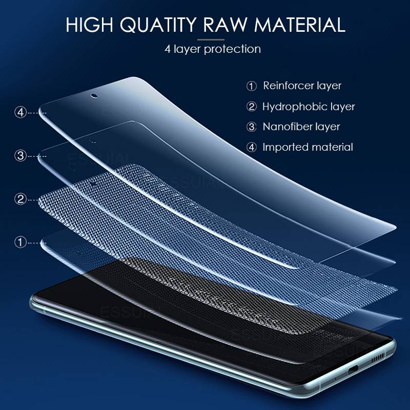 2Pcs Full Cover Hydrogel Film For OnePlus 7t / 7 pro / 7 / 7t pro / 6t / 6 / 5t / 5 / 8 / 8 pro / 8t / 9 / 9 pro / 9R Screen Protector Protective Film Not Glass