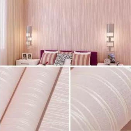 Wallpaper Salur Silver/Salur Pink 1 roll