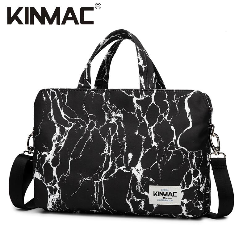 DELUXE KINMAC Messenger BLACK MARBLE Tas Laptop Bag Selempang Deluxe waterproof 13 14 15 15.6 Inch