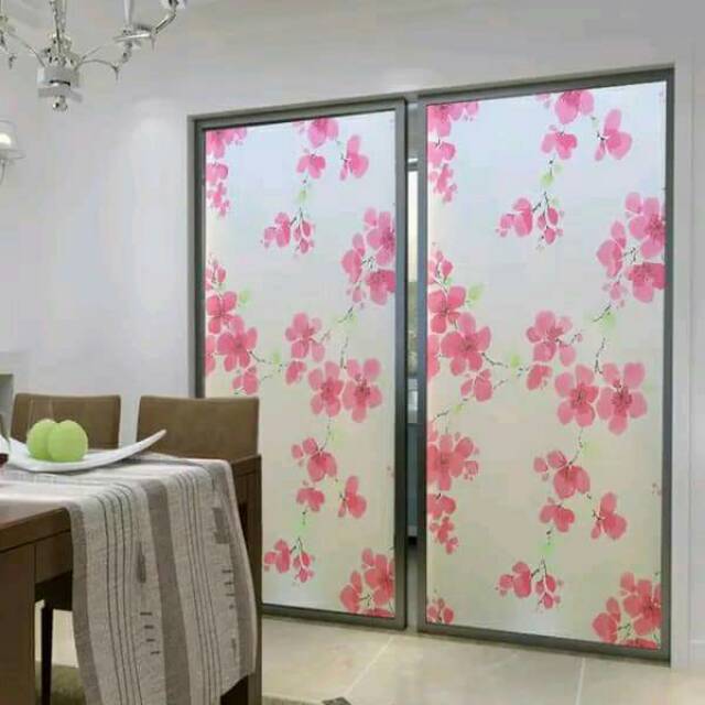 STICKER KACA MURAHSTICKER KACA MOTIF/STICKER KACA/STICKER MOTIF BUNGA