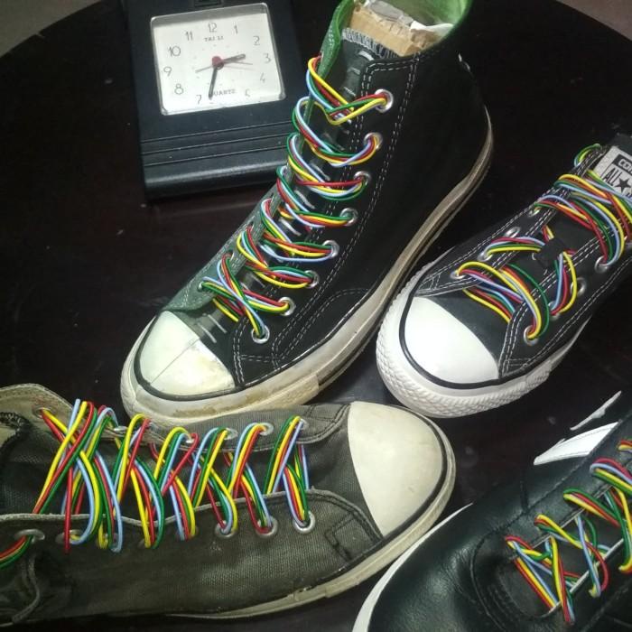 Laces rainbow / laces Converse acdc powerage, panjang 160cm s/d 190cm