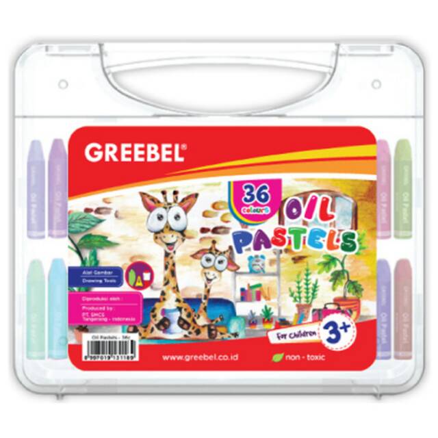 

Crayon oil pastels Greebel 36 warna
