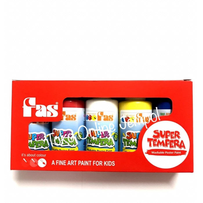 

air-cat- washable finger paint 5 warna cat non toxic fas super tempera atk942fs -cat-air.