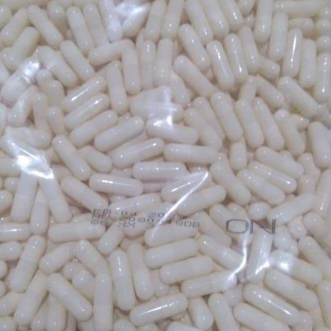 [PROMO SRT67] Cangkang Kapsul Kosong uk 0 ukuran nol isi 1000 putih susu exp 2026 Serba Murah