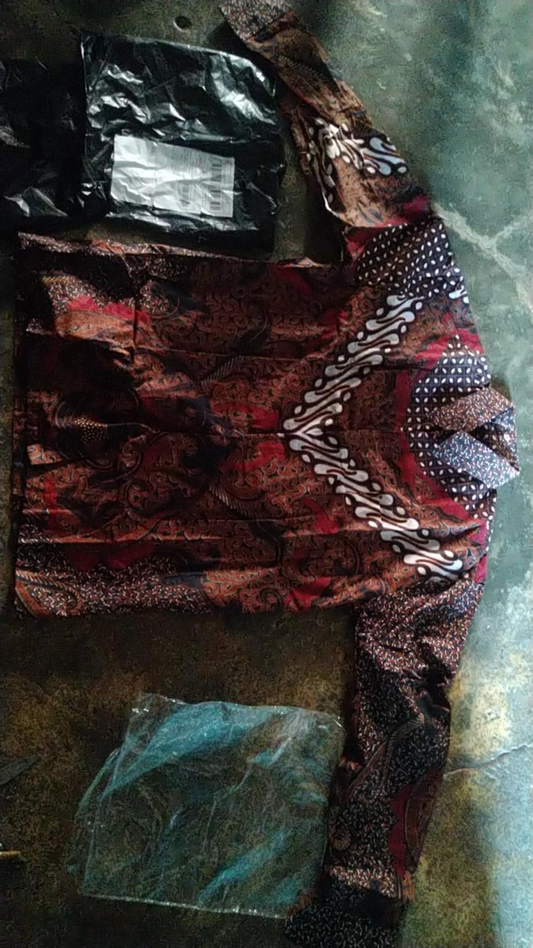 New Arrival Distro Batik Pria Lengan Panjang Bordir Sogan Hrb026 Batikaf Pekalongan Batik Tulis