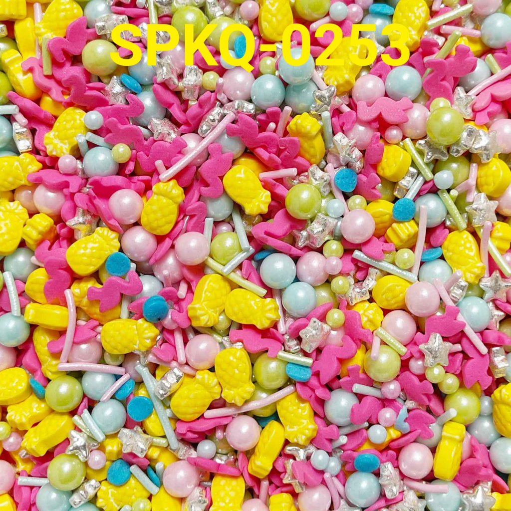 

SPKQ-0253 Sprinkles sprinkle springkel 250gr nanas flamingo mutiara yamama baking grosir murah sprinkles cake dekorasi mutiara trimit decoration story sprinklestory sprinklesstory sprinkle story yamama baking