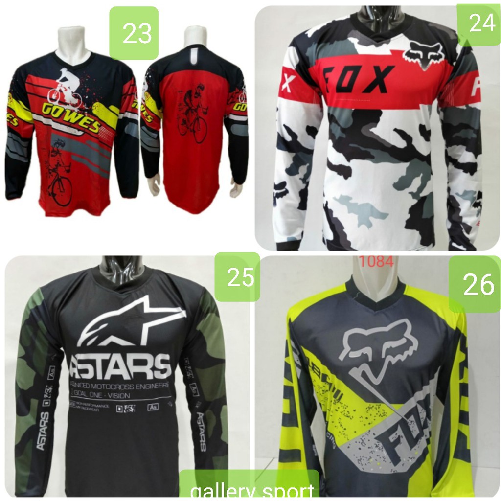 kaos jersey sepeda-baju kaos motor cross dwonhill astars