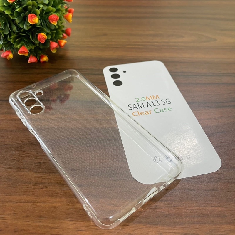 NEW SAMSUNG A13 5G Clear Case Bening 2.0MM Tebal Case Crystal Silikon Soft Case Protector Kamera ( by TA)