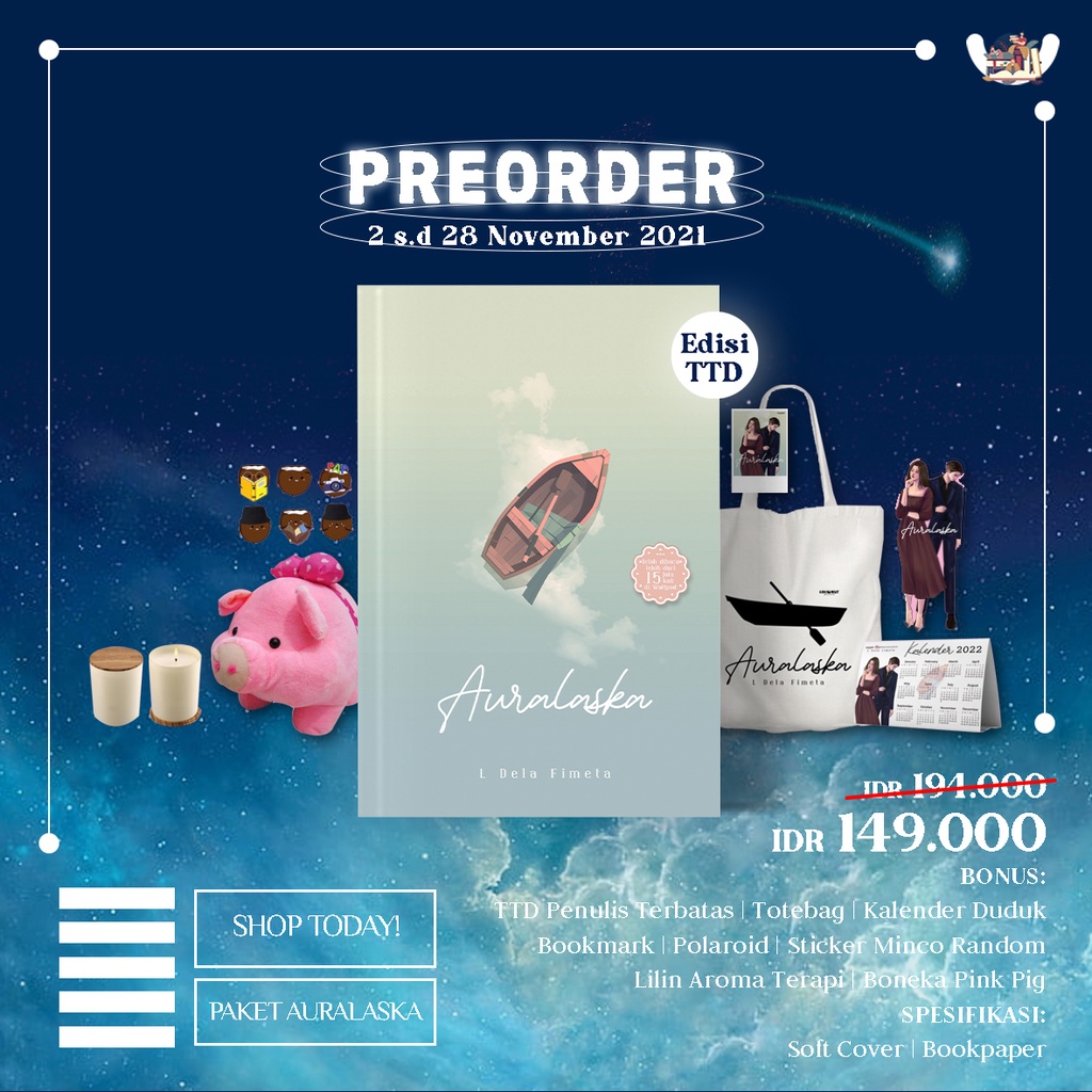 Ready Novel Auralaska Penulis: Eldelafimeta