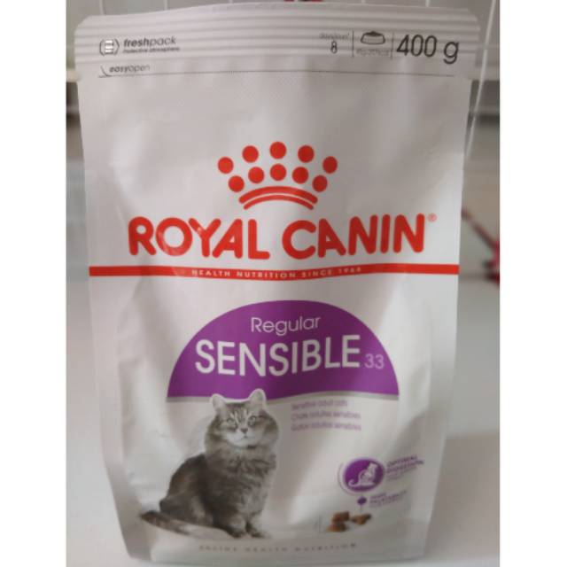 Royal Canin Sensible regular  400 gram makanan kucing