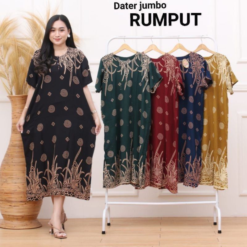 DASTER JUMBO KEKINIAN RAYON LENGAN PENDEK BUSUI KANCING DEPAN BAJU TIDUR BUMIL TERMURAH