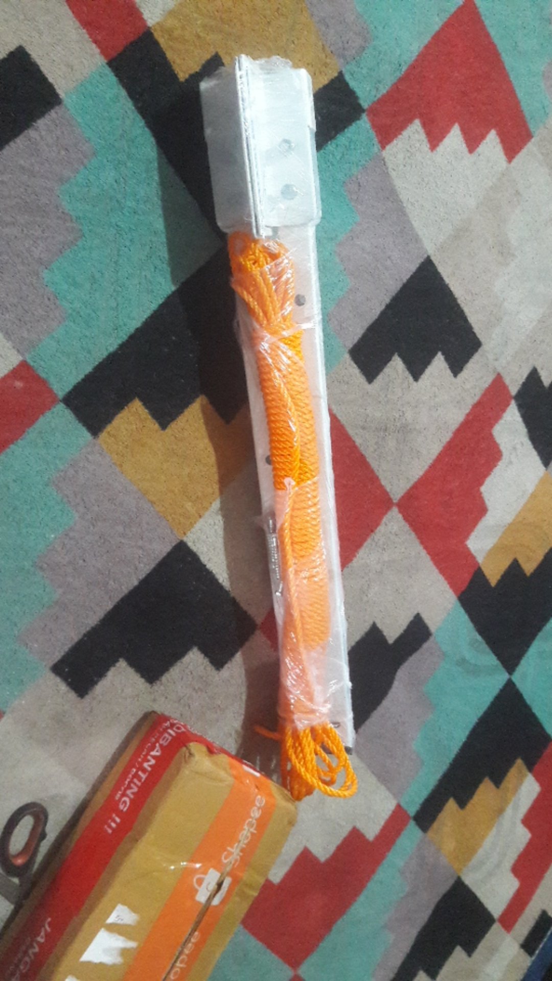 Jemuran Dinding Lipat 4 Baris.panjang Besi 50cm