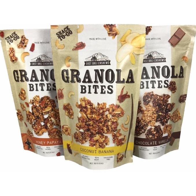 

Harap Baca Deskripsi Sebelum Order East Bali Cashews Granola Bites - 150 Gr