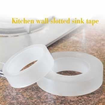 Taffware Alloet Lakban Waterproof Dapur Kitchen Sink Seal Tape 0.8x50mm 3 Meter - YK-468 - Transparent