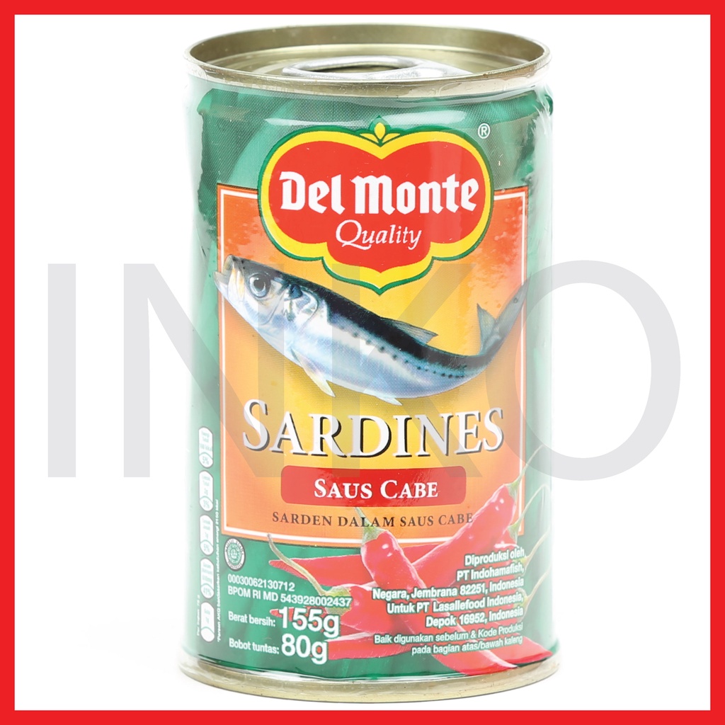 

DELMONTE SARDINES SAUS CABE CAN 155GR