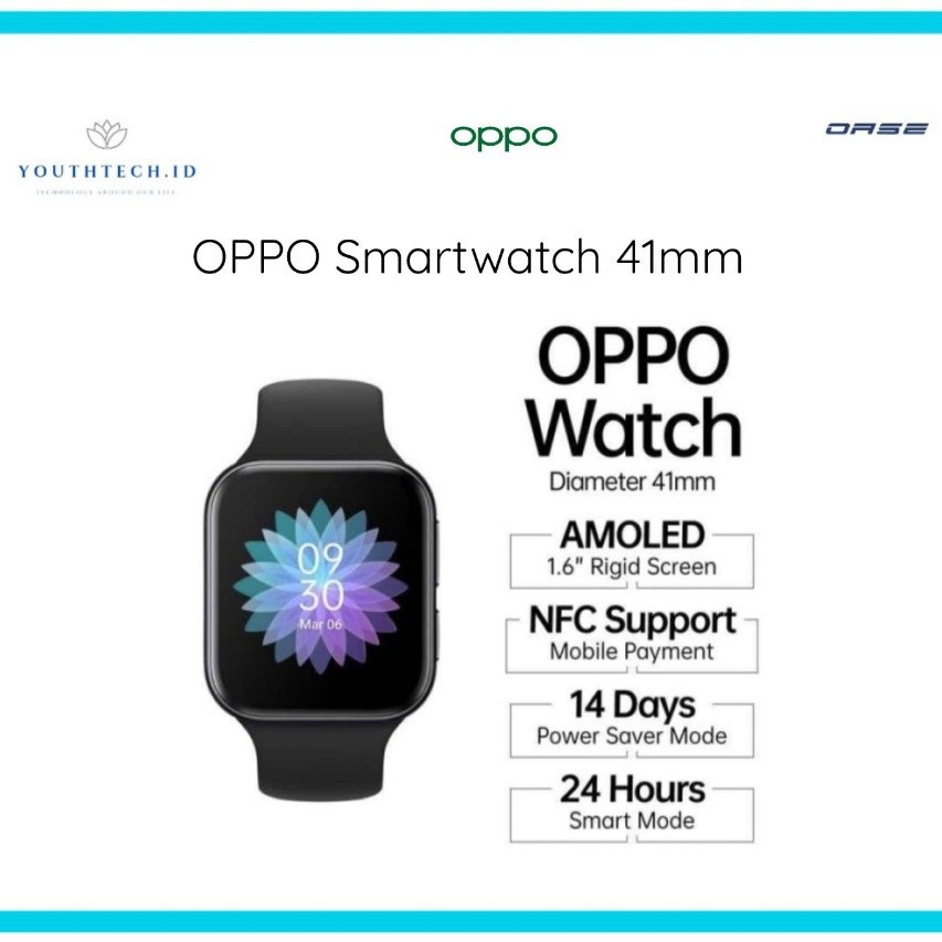 OPPO Smartwatch 41mm Sport Casual - Black