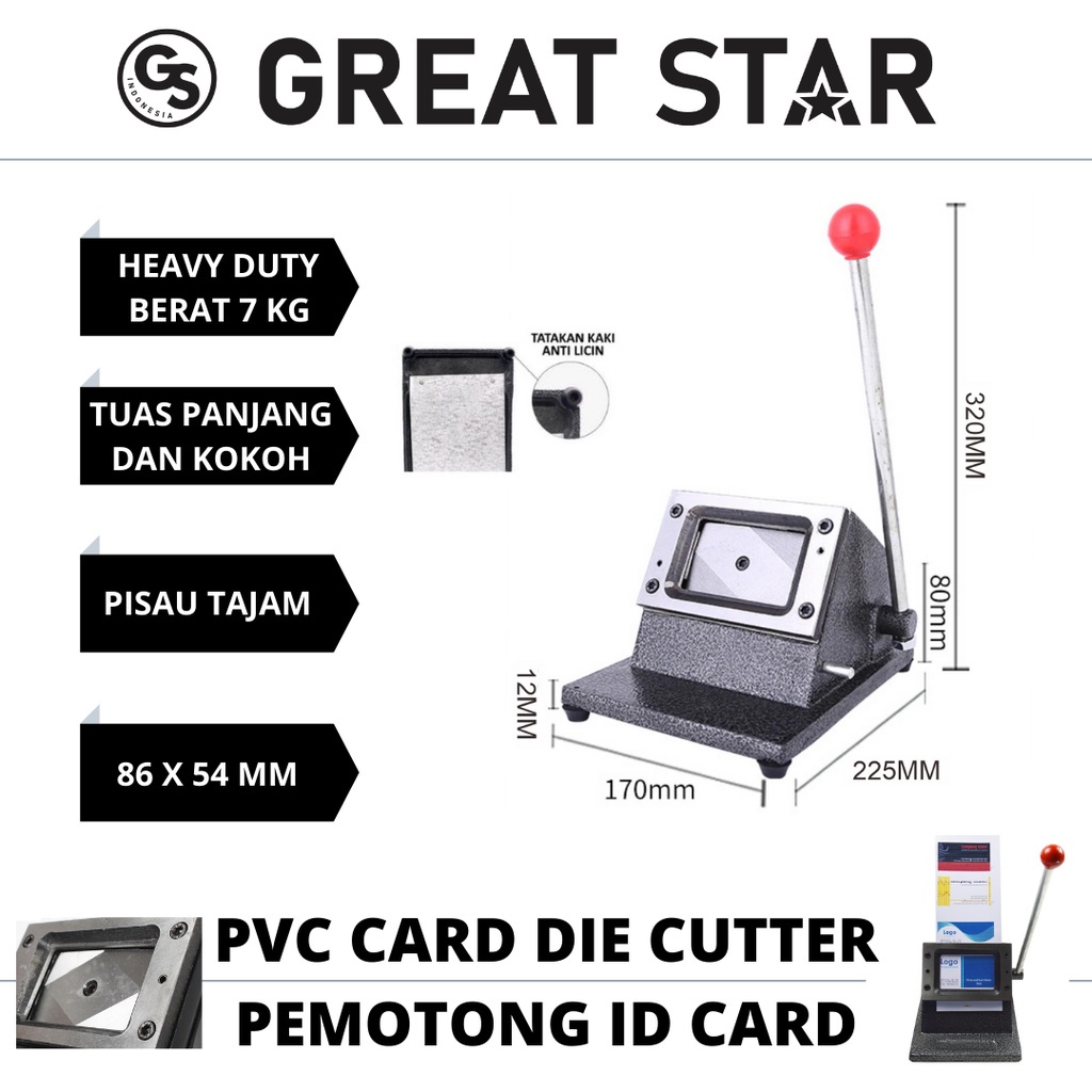 

Mesin Plong atau Pemotong ID Card