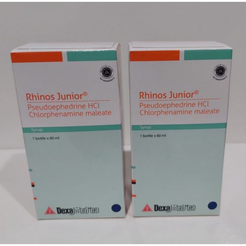 Jual Rhinos Junior Sirup 60ml Obat Flu dan Batuk Anak