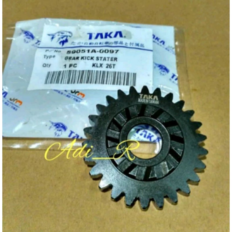 GIGI SLAH KLX 150 GEAR SLAH KLX GIGI PENERUS STATER KLX 150