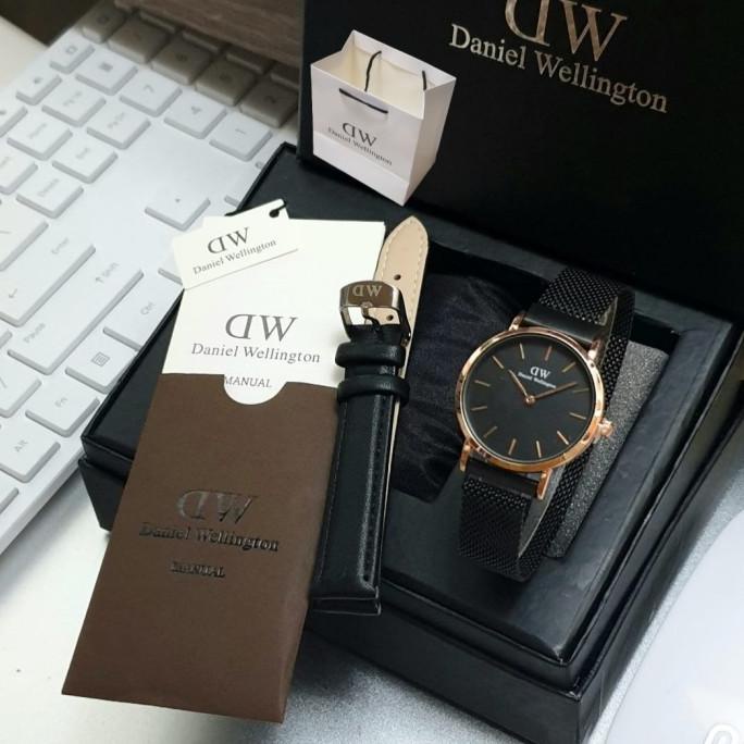 Jam Tangan Wanita WD Paket Kado Elegant Mewah