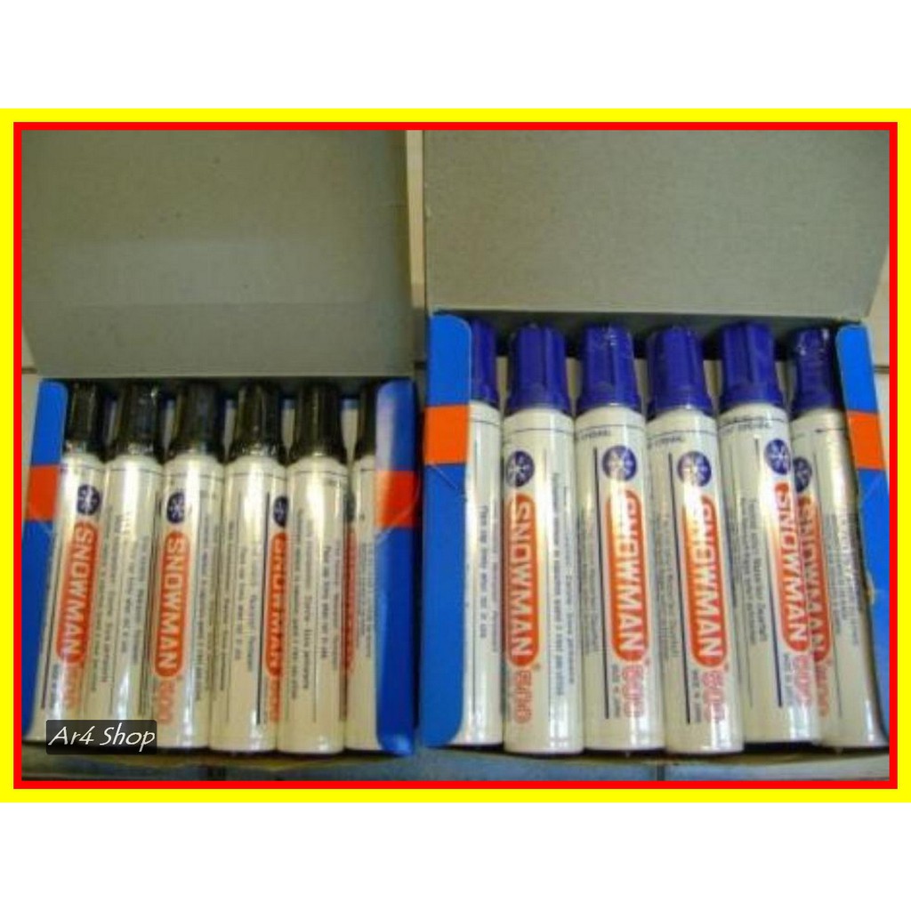 

Permanent Marker - Snowman - Large Point 500 & 40;Per Dozen& 41;