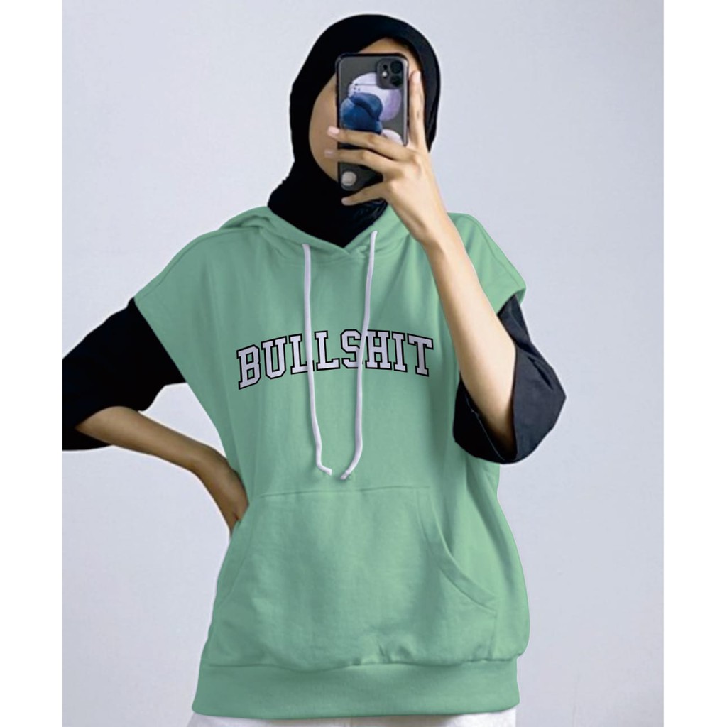 ROMPI HOODIE BULLSH UNISEX - ATASAN TEBAL PREMIUM