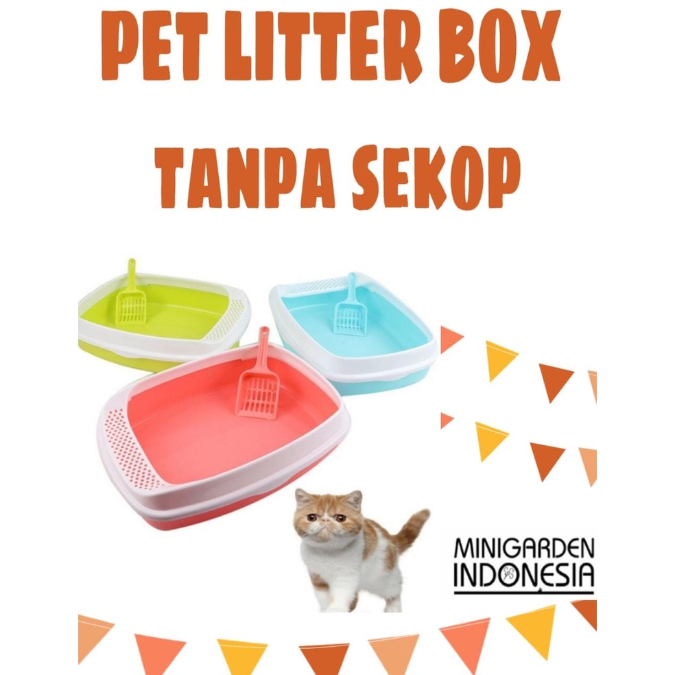 PLASTIC PET LITTER BOX SAND TP 053 TEMPAT BAK PASIR KUCING POOP