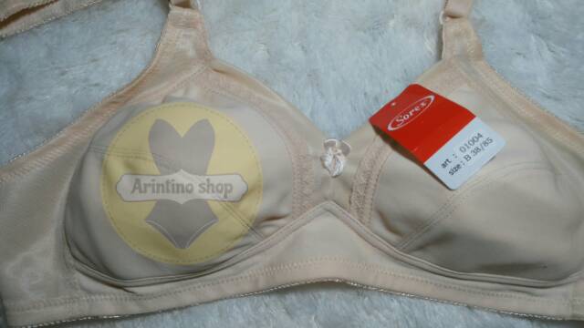 Bh Bra Sorex 01004 (Cup B) Tanpa Busa Tanpa Kawat |kx