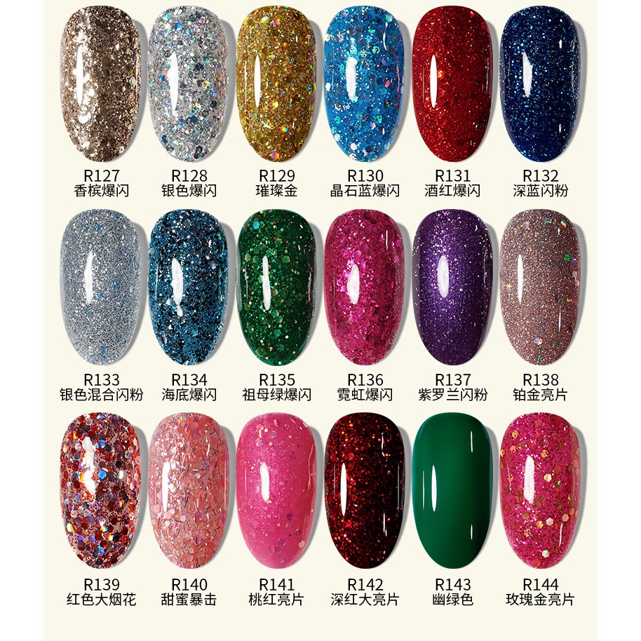 (R.Fian R101-R150) kutek gel polish nail UV gel kutek gel