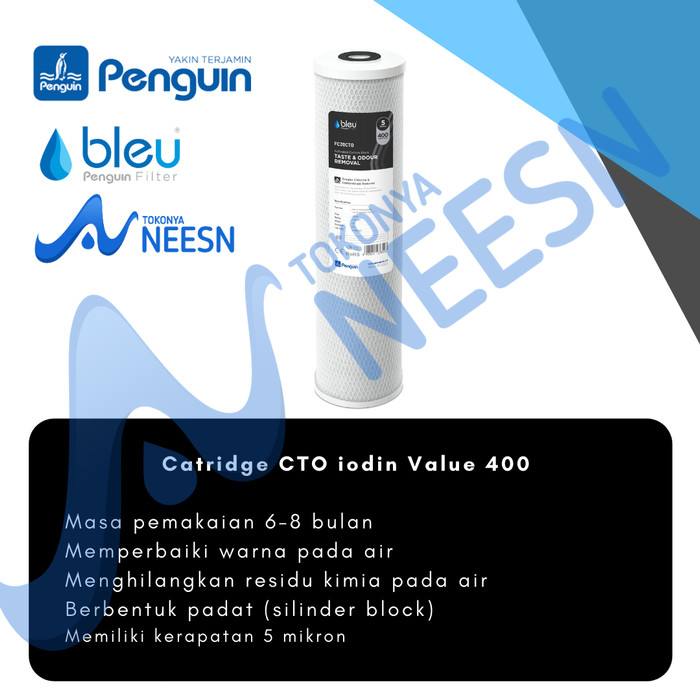 Paket Filter Air sumur/tandon/toren penguin PBF 20&quot; CTO