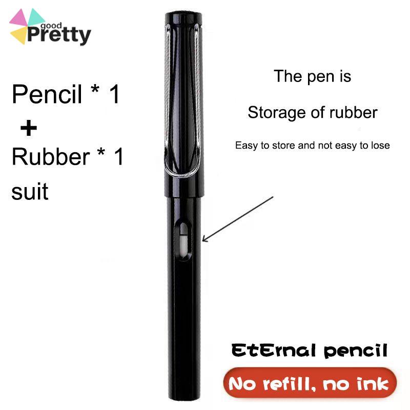 Pensil Pencil tanpa batas Painting Brush Everlasting HB Eternal Pencil - Biru Tidak perlu memotong dan menulis terus-menerus - PD