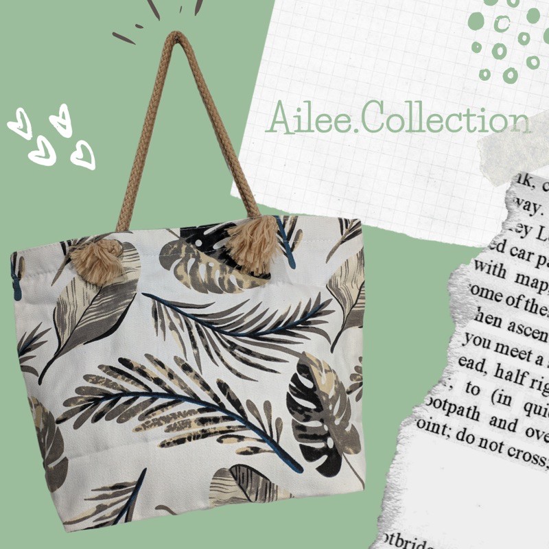Tas Wanita | Totebag Tali Sumbu Kanvas Motif Bahan Tebal Premium Jombang