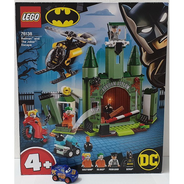 Lego 76138 DC Superhero Batman and Joker Escape Harley Quinn Original