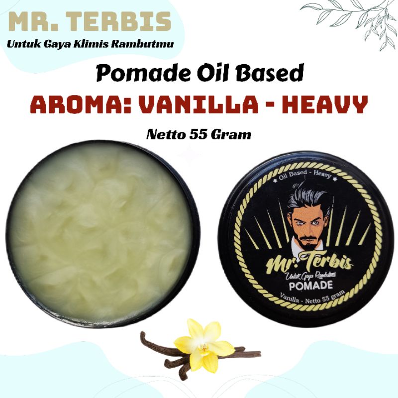 Minyak Rambut Pomade Oil Based Mr. Terbis 55 Gram Grosir