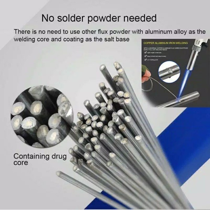 Solution Welding Flux-Cored Rods Multifungsi