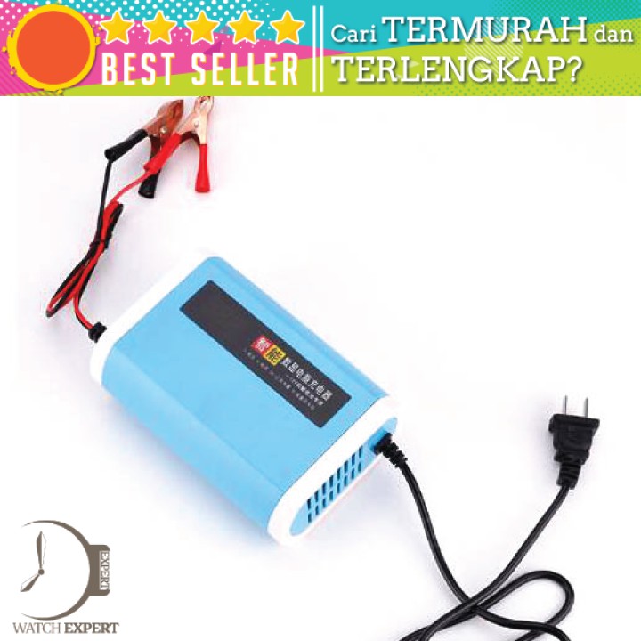 BISA COD Charger Baterai Aki Mobil Motor LCD Display 12V 6A - YX12V6A-4