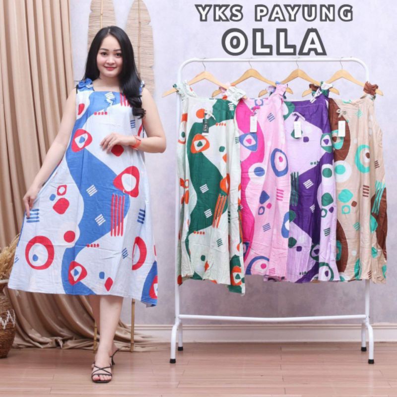 DASTER YUKENSI PAYUNG LD 100-110 BAHU KARET BAHAN RAYON ADEM BERKUALITAS.