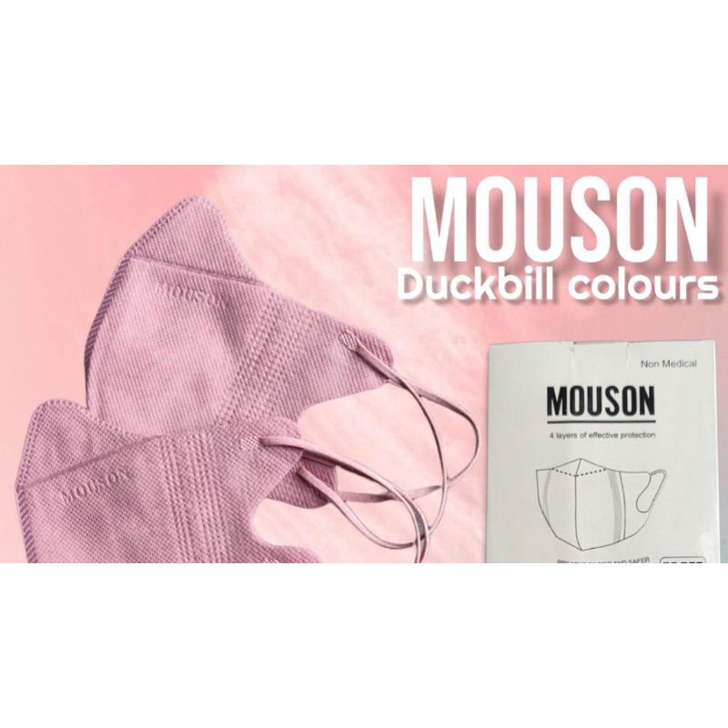MASKER DUCKBILL MOUSON LADY PINK ISI 50PCS