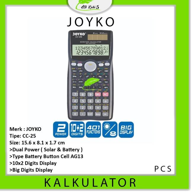 

Calculator / Kalkulator Joyko CC-25 / Scientific - 401 Functions