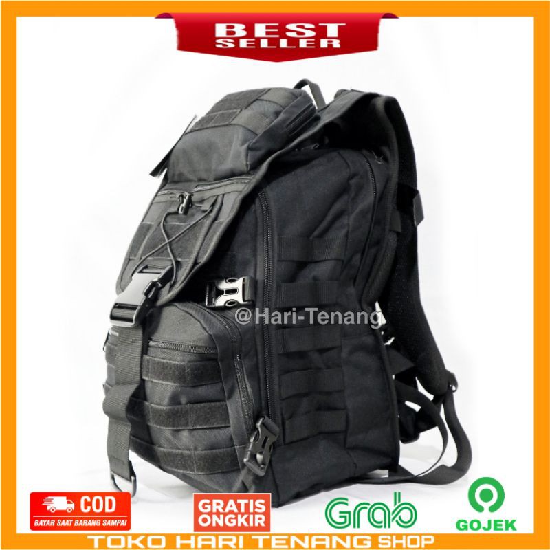 TAS RANSEL 9900 HITAM TAS PUNGGUNG TACTICAL IMPORT