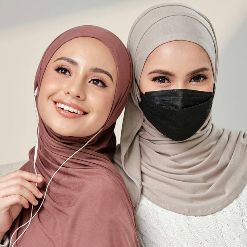 (12warna) Pashmina jersey masker/ jilbab pashimina instan / pashminaInstanjersey