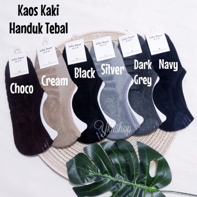 KAOS KAKI HANDUK BAMBU ARANG